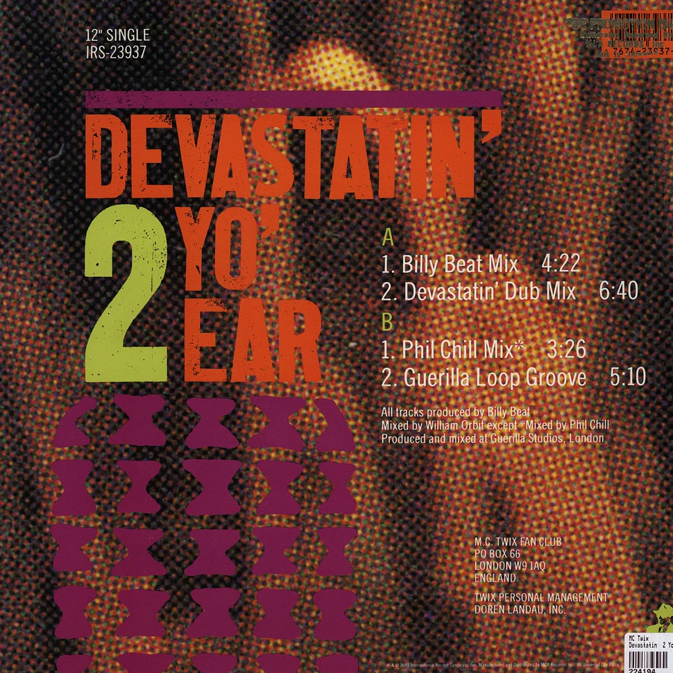 M.C. Twix - Devastatin' 2 Yo' Ear