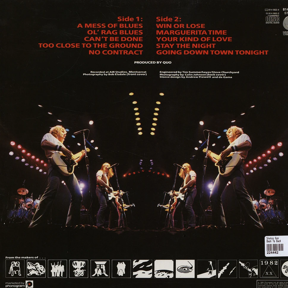 Status Quo - Back To Back