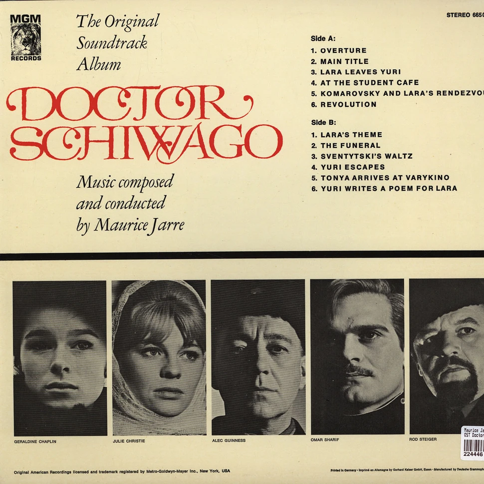 Maurice Jarre - OST Doctor Schiwago