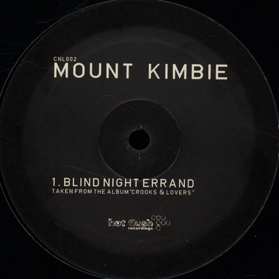 Mount Kimbie - Blind Night Errand / Maybes Live At Berghain / William Dayglo Mix