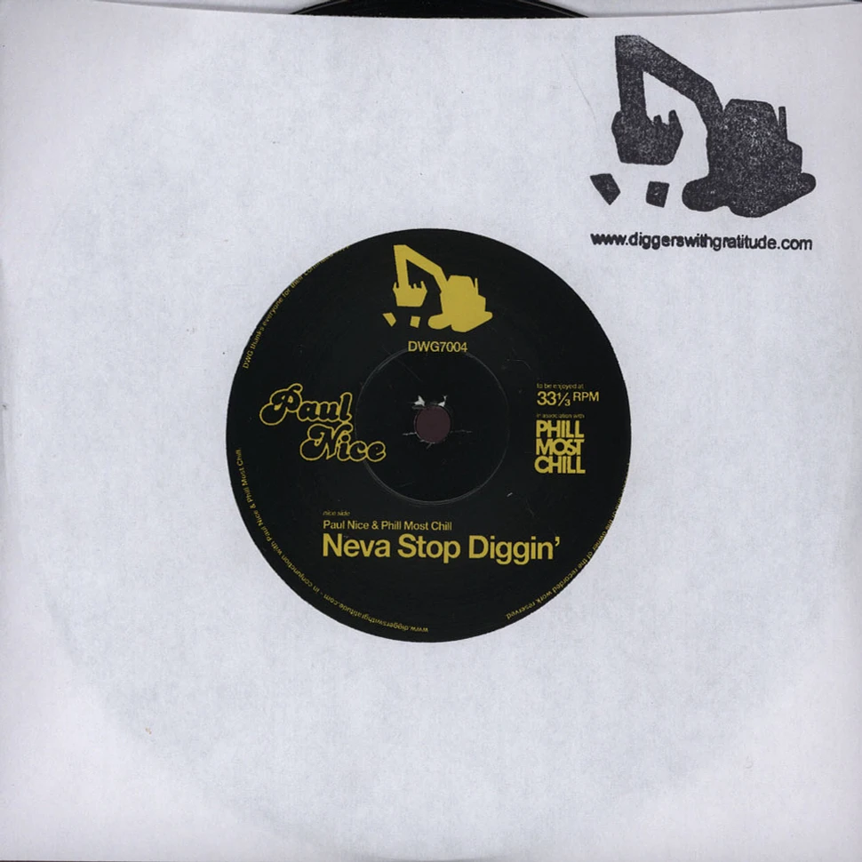 Phill Most Chill - Neva Stop Diggin Black Vinyl Edition