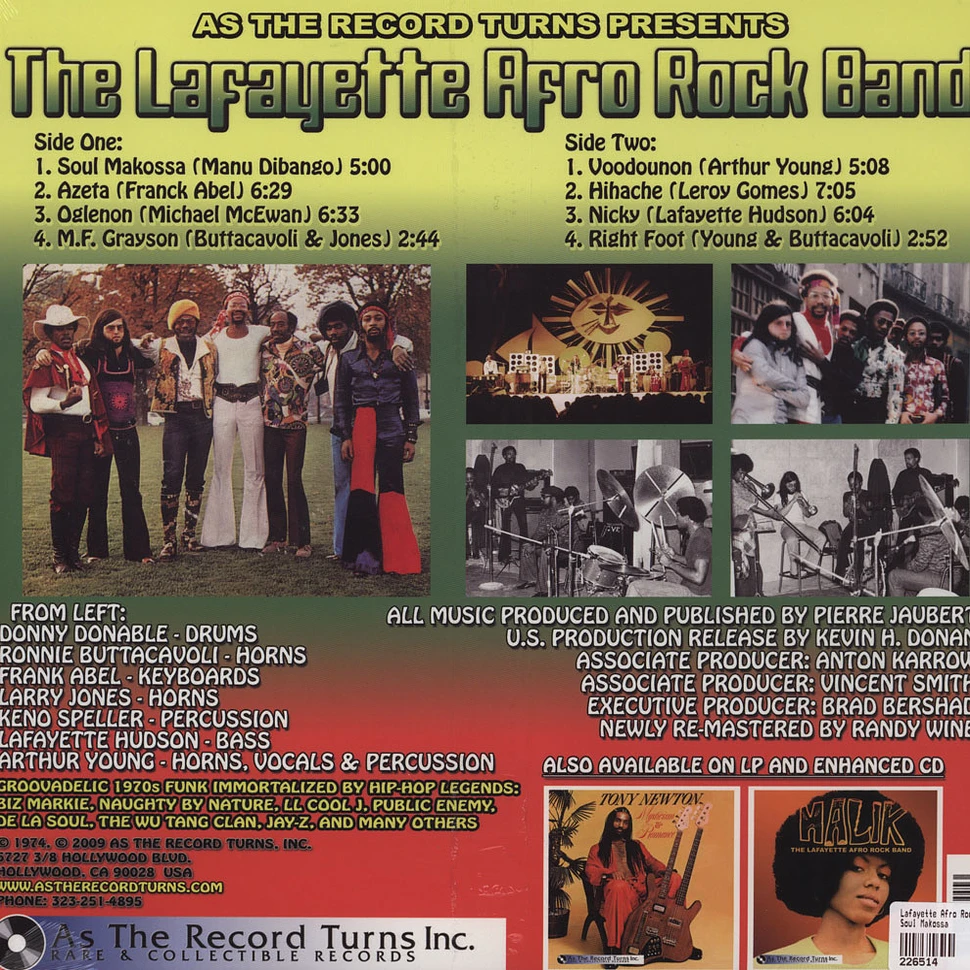 Lafayette Afro Rock Band - Soul Makossa