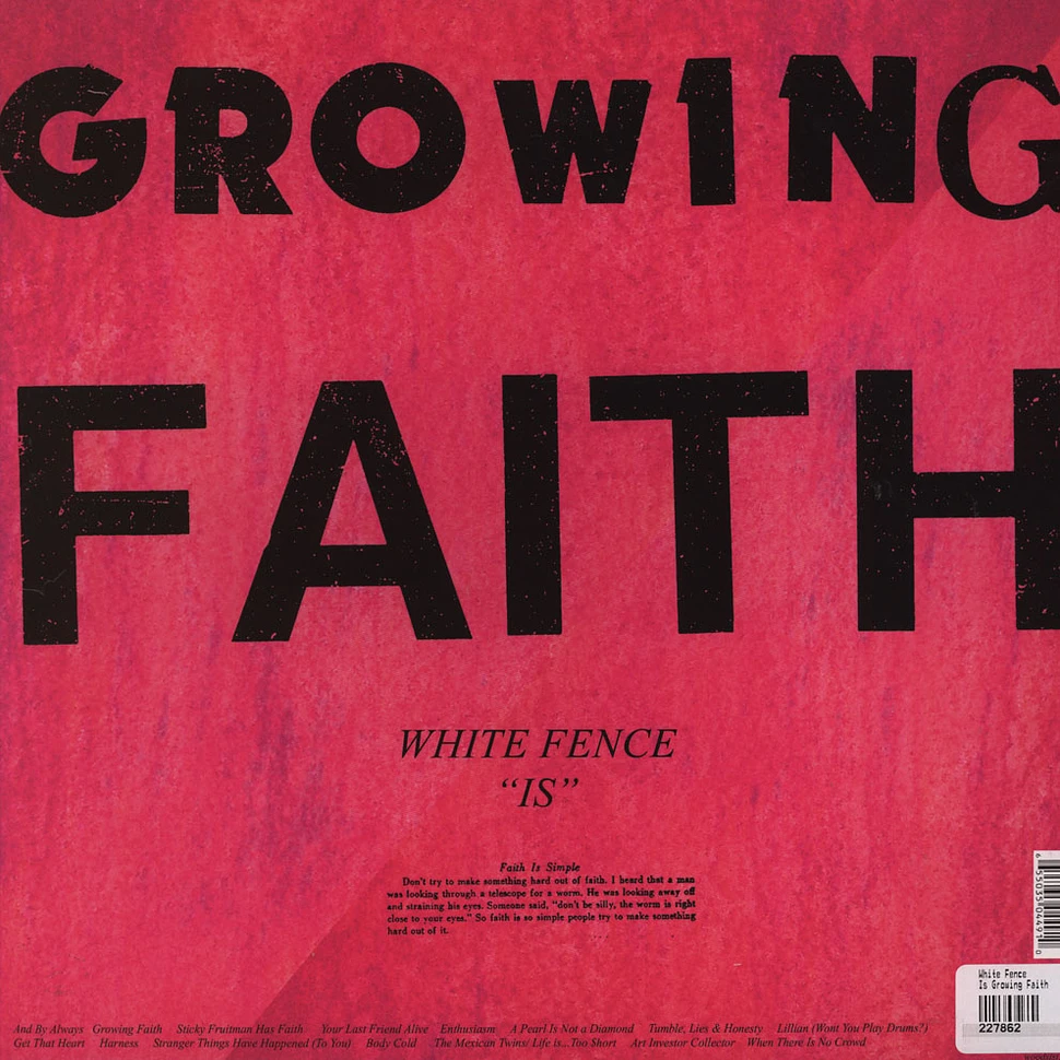 White Fence - Is Growing Faith