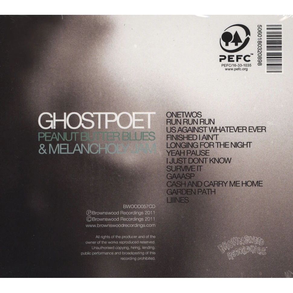 Ghostpoet - Peanut Butter Blues & Melancholy Jam