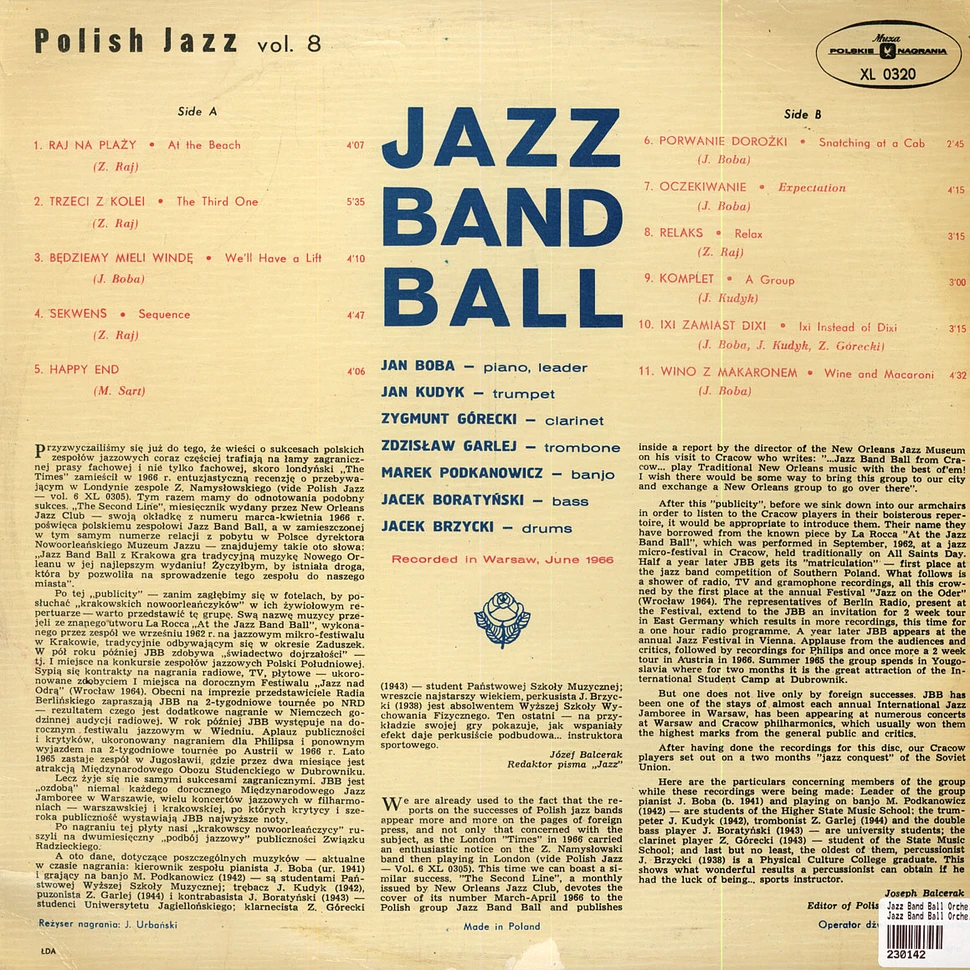 Jazz Band Ball Orchestra - Jazz Band Ball Orchestra