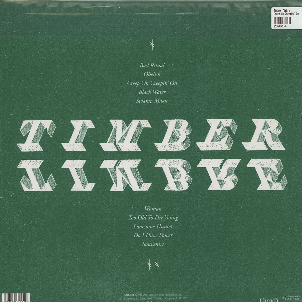 Timber Timbre - Creep On Creepin' On