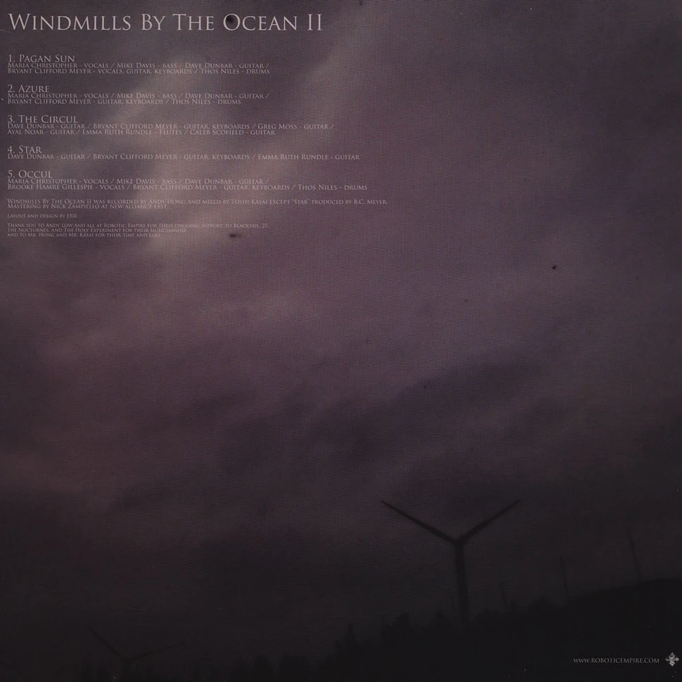 Windmills By The Ocean - II