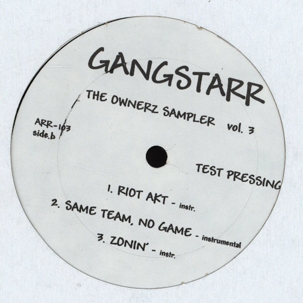 Gang Starr - Ownerz Sampler Volume 3