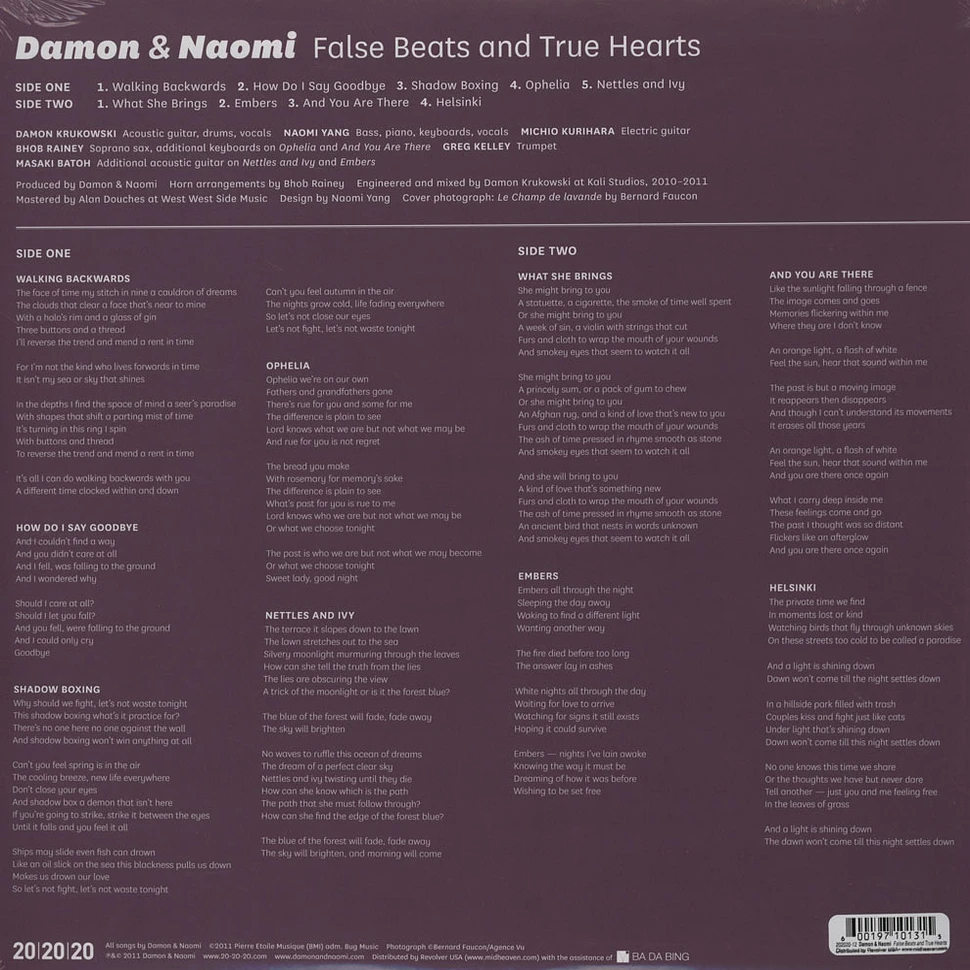 Damon & Naomi - False Beats And True Hearts