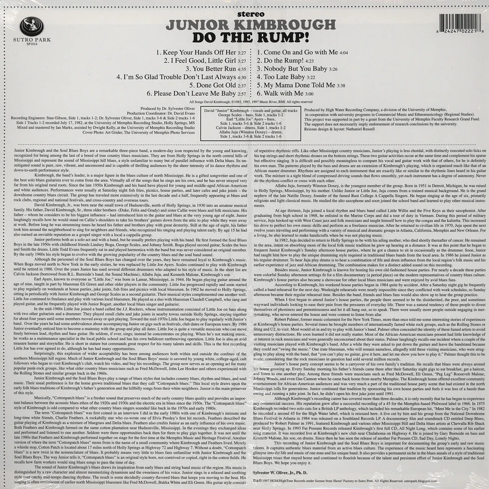 Junior / Soul Blues Boys Kimbrough - Do The Rump