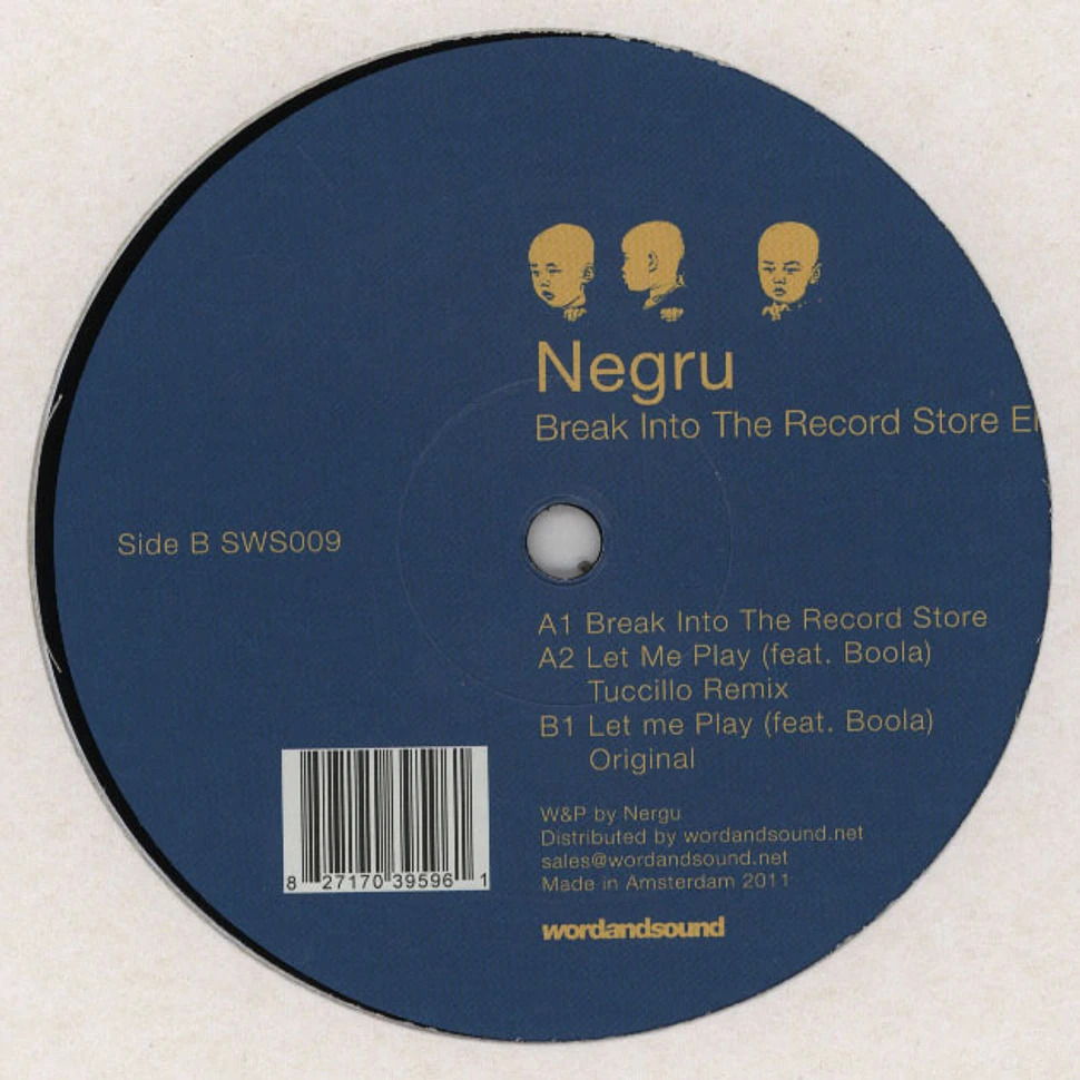 Negru - Break Into The Record Store