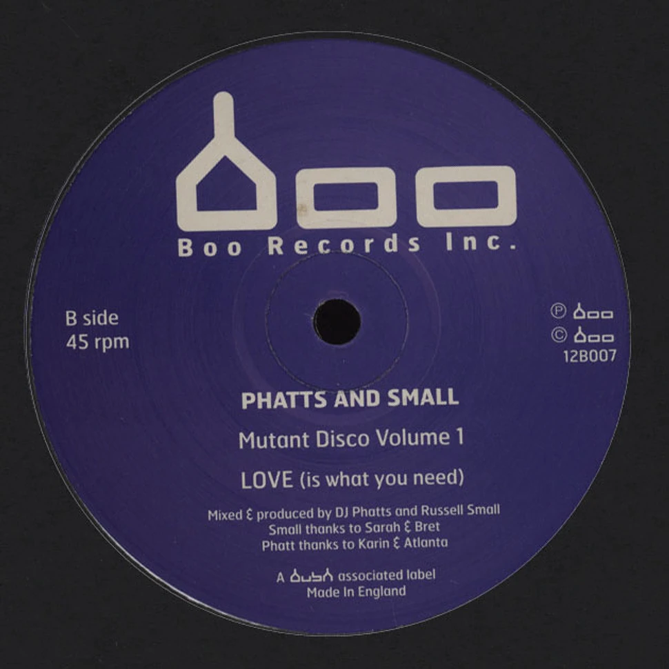 Phatts & Small - Mutant Disco Volume 1
