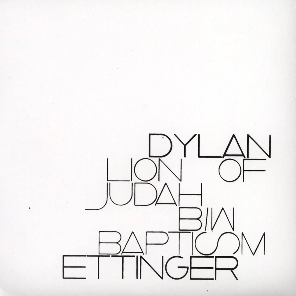 Dylan Ettinger - Lion Of Judah