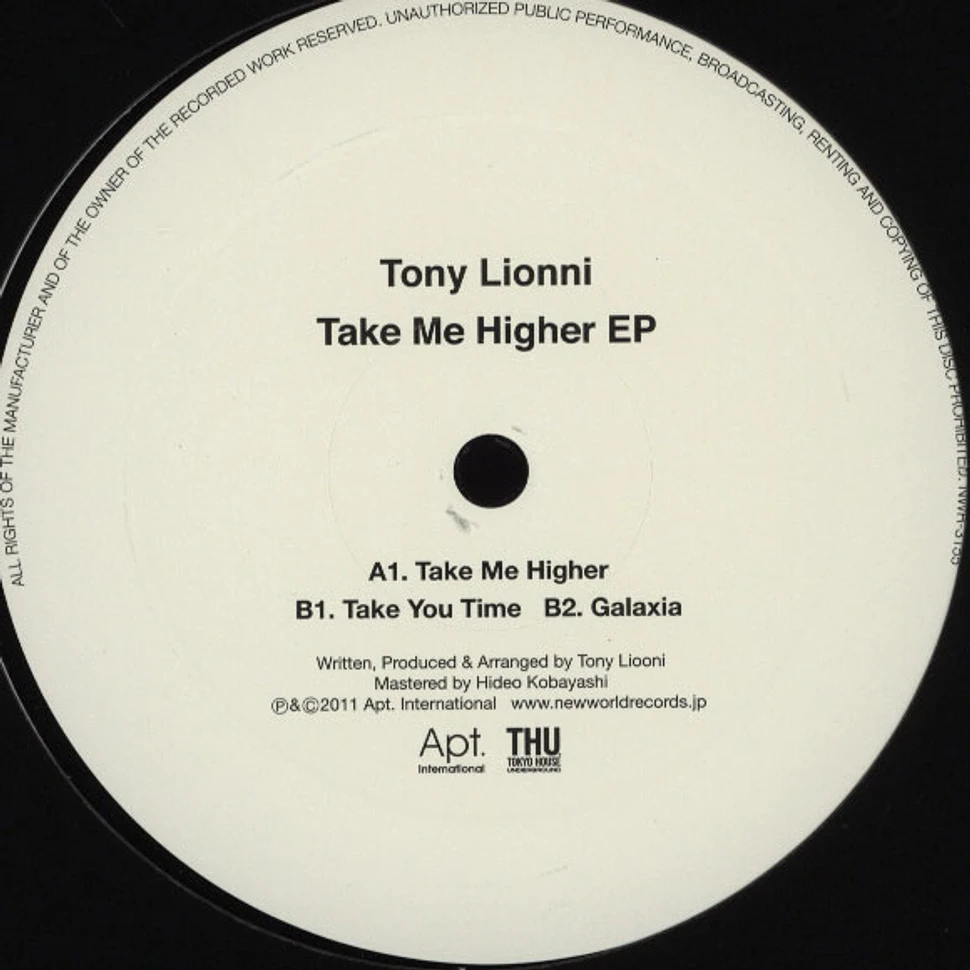 Tony Lionni - Take Me Higher EP