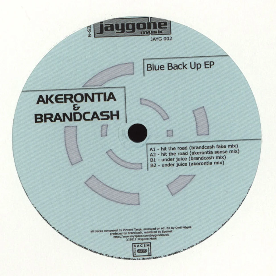 Akerontia & Brandcash - Blue Back Up EP