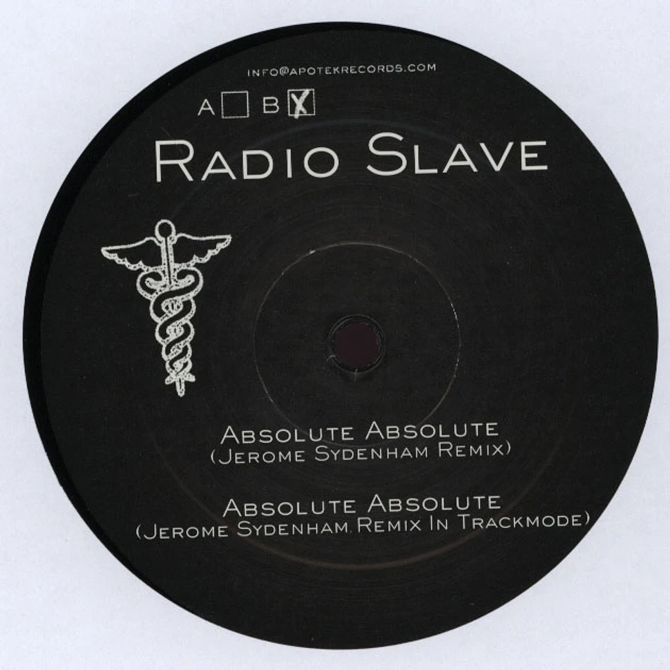Radio Slave - Absolute - Absolute