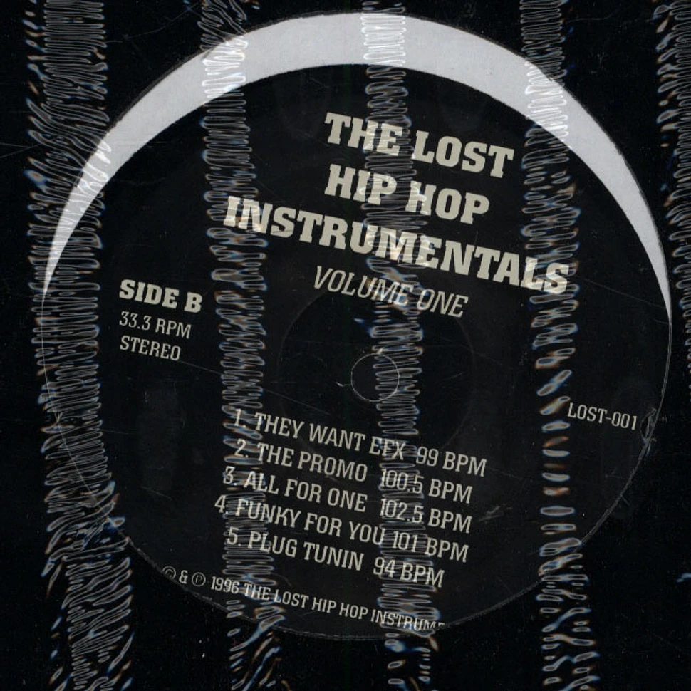 V.A. - The Lost Hip Hop Instrumentals Volume One