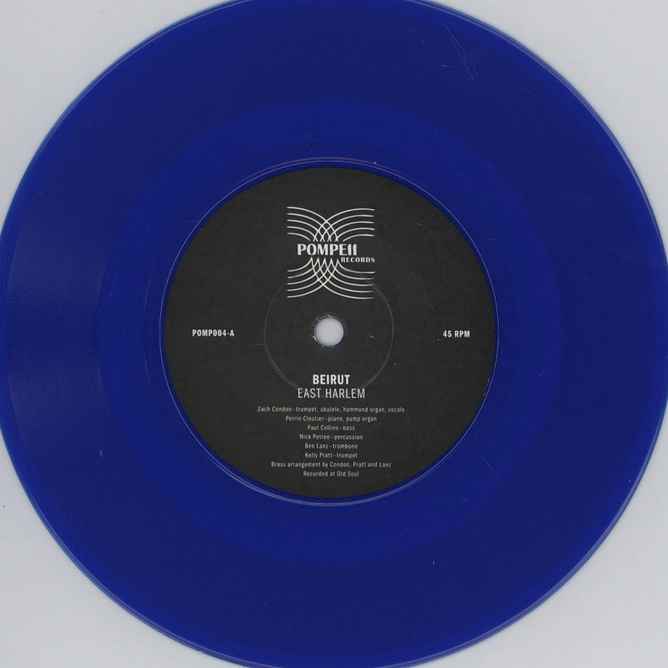 Beirut - East Harlem / Goshen (Blue Vinyl)