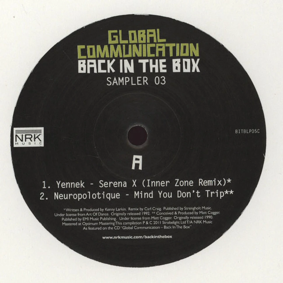 Global Communication - Back In The Box Sampler 03