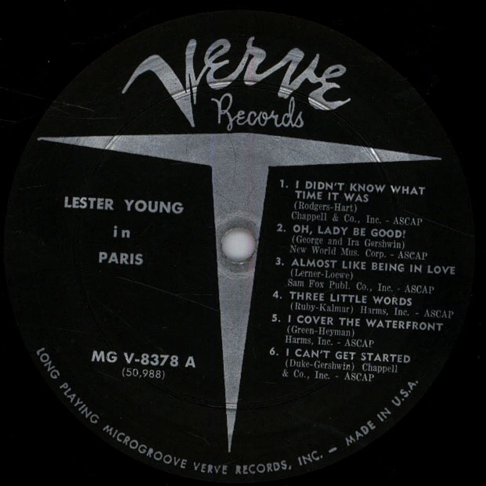 Lester Young - Lester Young In Paris