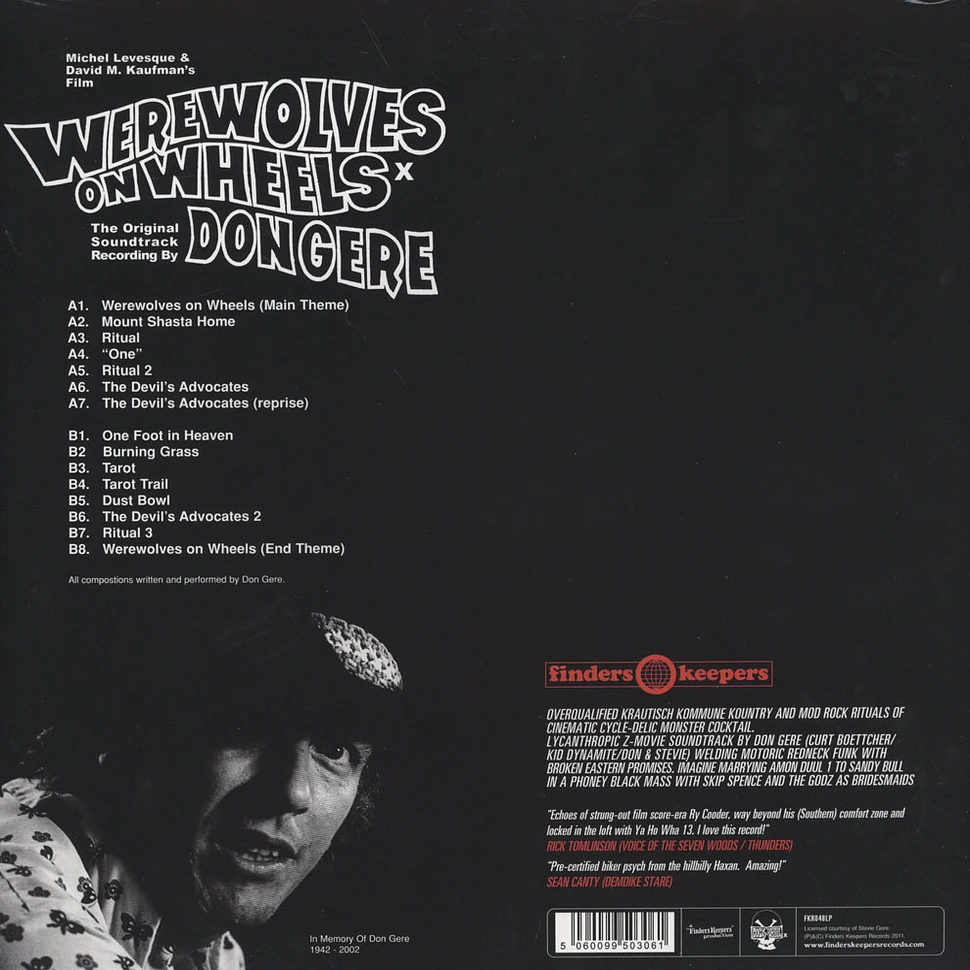Don Gere - Werewolves On Wheels