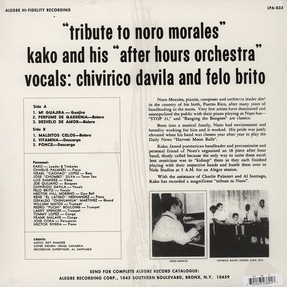 Kako & His New York After Hours Orchestra - Tribute To Noro Morales