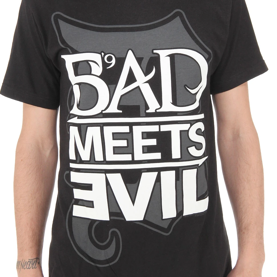 Bad Meets Evil (Royce Da 5'9 & Eminem) - Square Logo T-Shirt