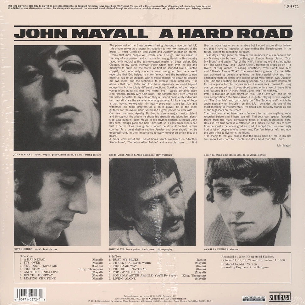 John Mayall - Hard Road