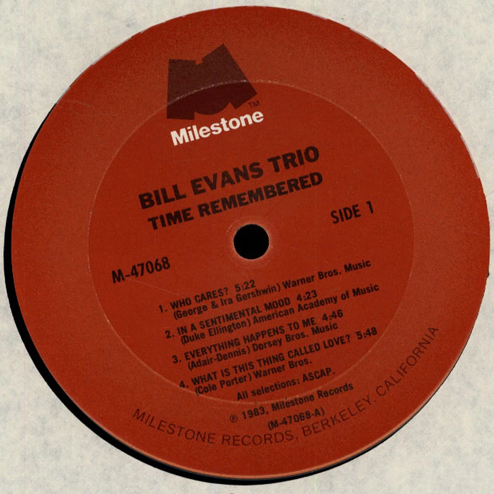 The Bill Evans Trio - Time Remembered