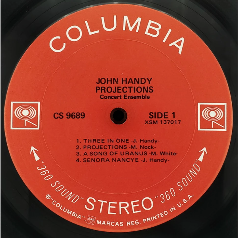 John Handy Concert Ensemble - Projections