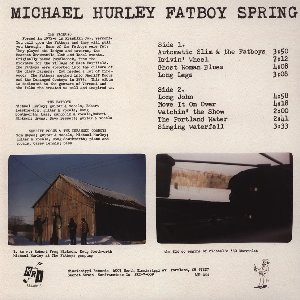 Michael Hurley - Fatboy Spring