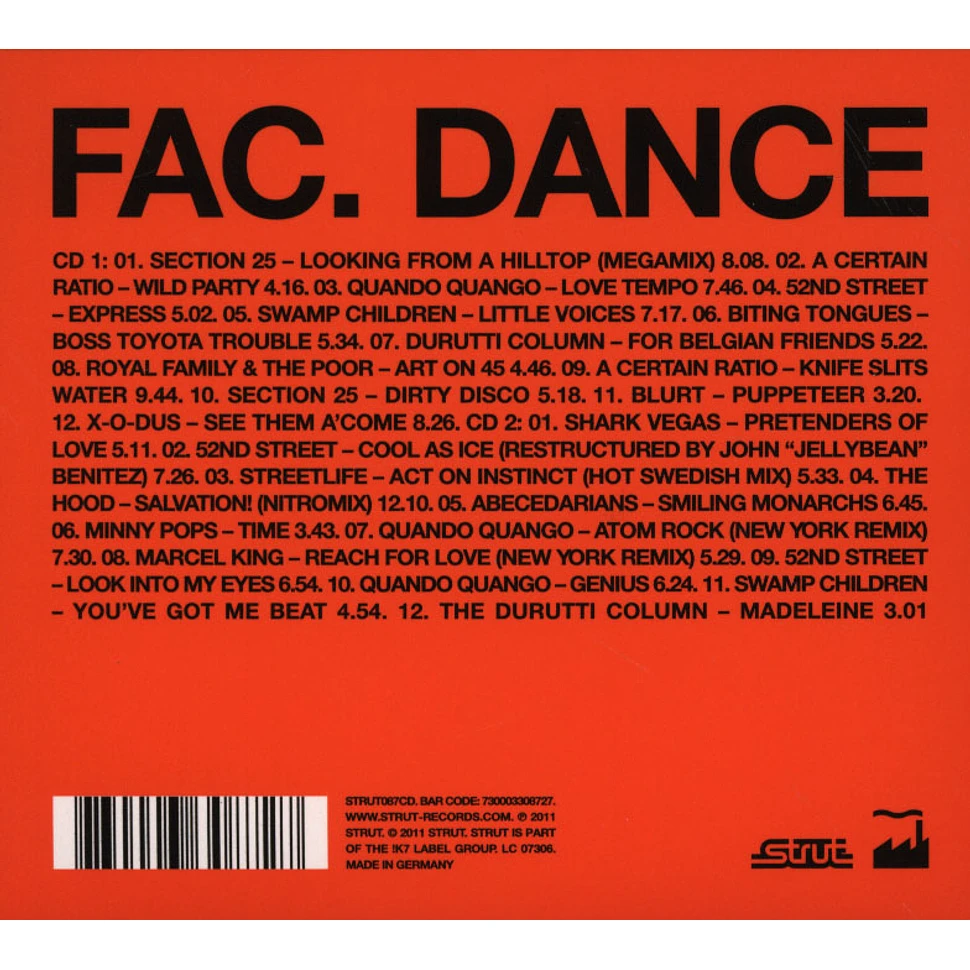 Factory Records - 12" Mixes & Rarities 1980 - 1987 Volume 1