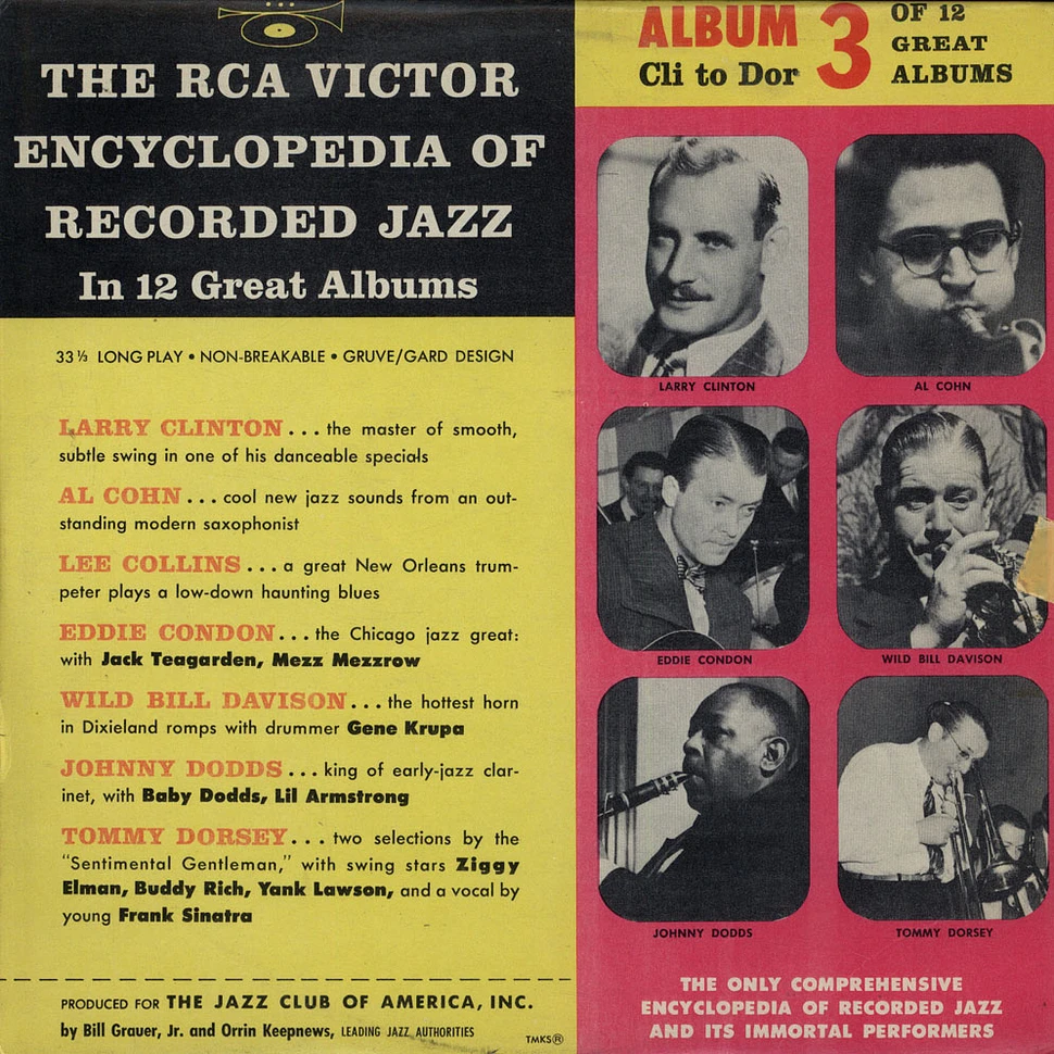 V.A. - The RCA Victor Encyclopedia Of Record Jazz - Album 3 - Cli-Dor