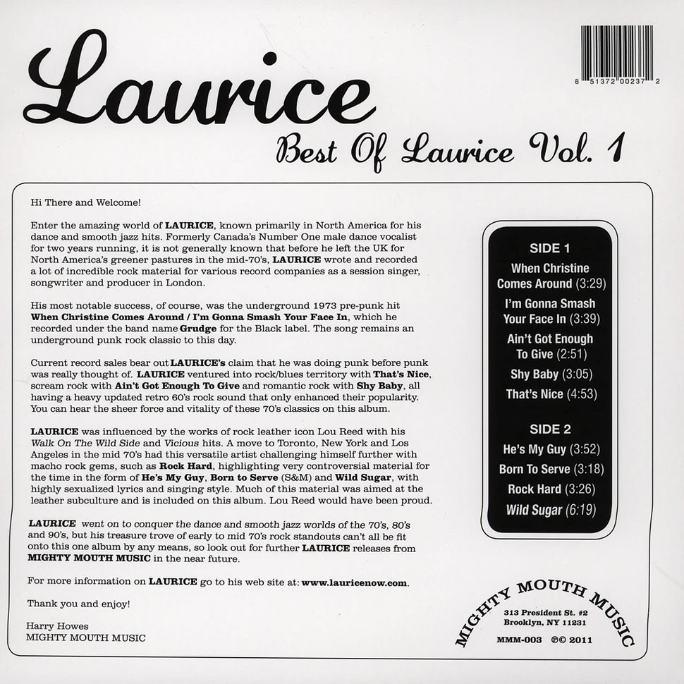 Laurice - Best Of Laurice Volume 1