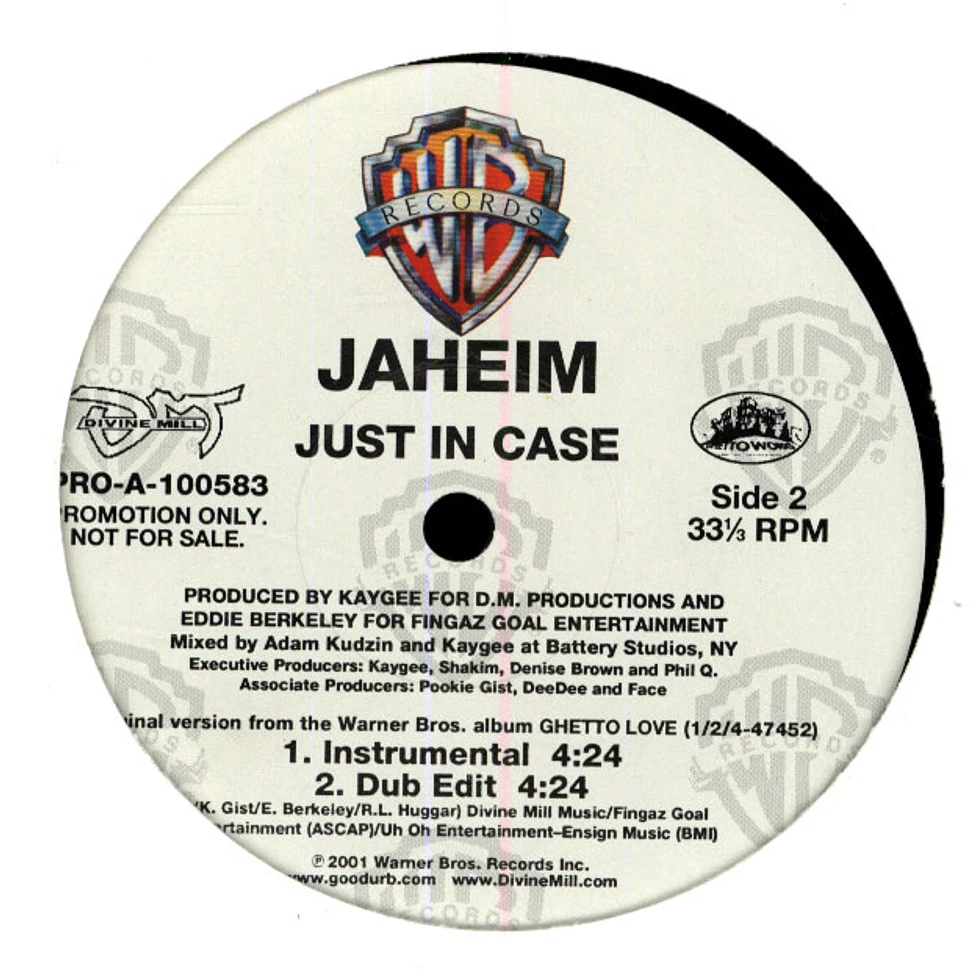 Jaheim - Just In Case