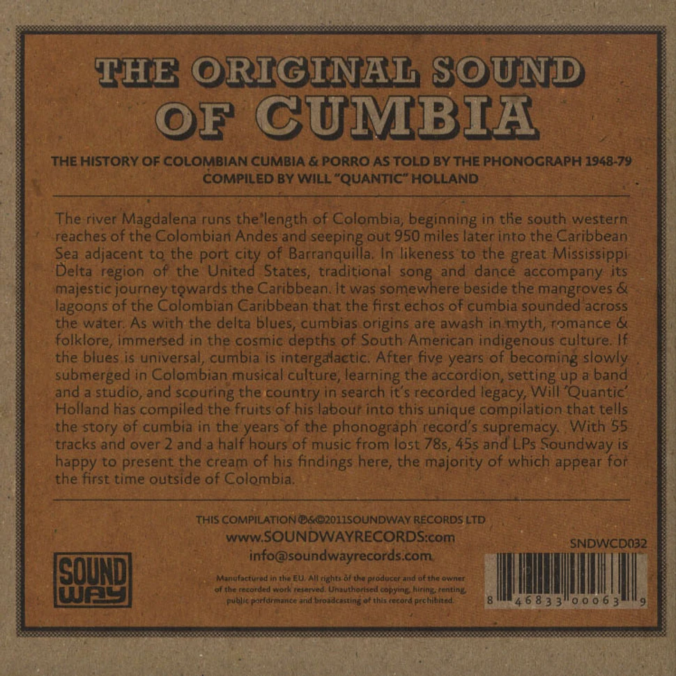 The Original Sound Of Cumbia - The History of Colombian Cumbia & Porro As Told By The Phonograph 1948 - 79