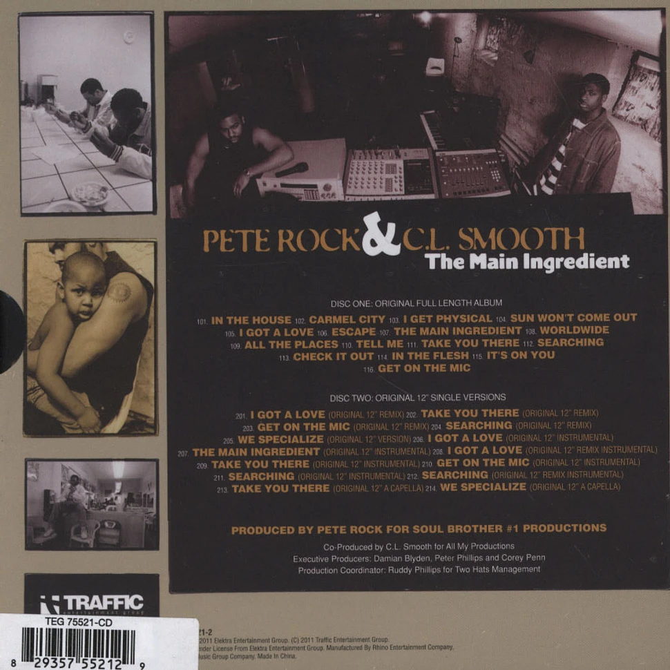 Pete Rock & CL Smooth - The Main Ingredient Deluxe Edition