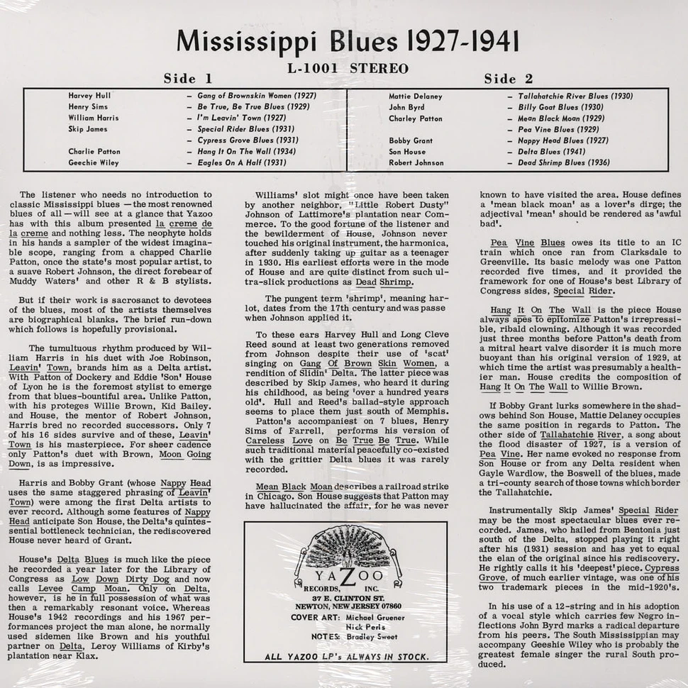 V.A. - Mississippi Blues 1927 - 1941