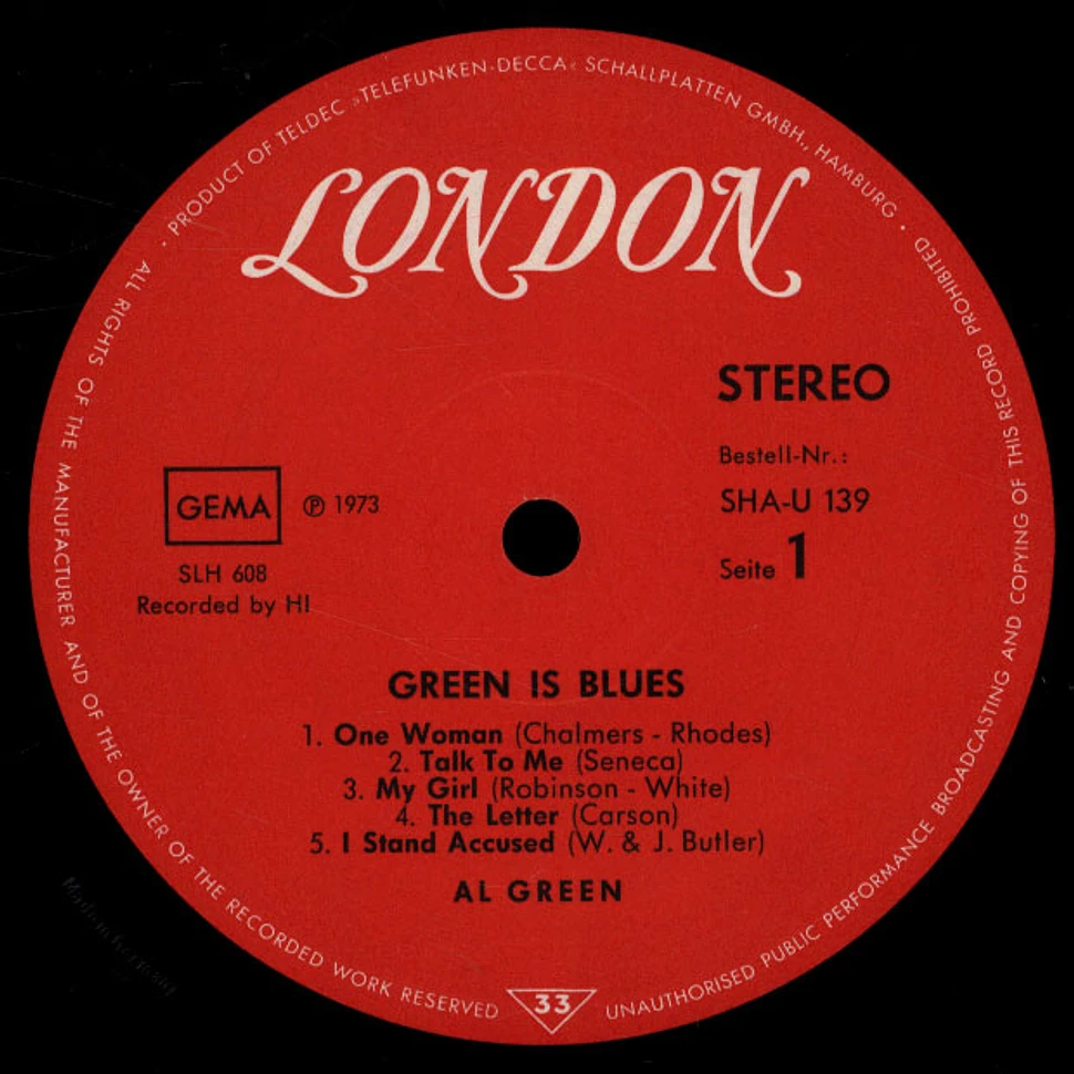 Al Green - Green Is Blues