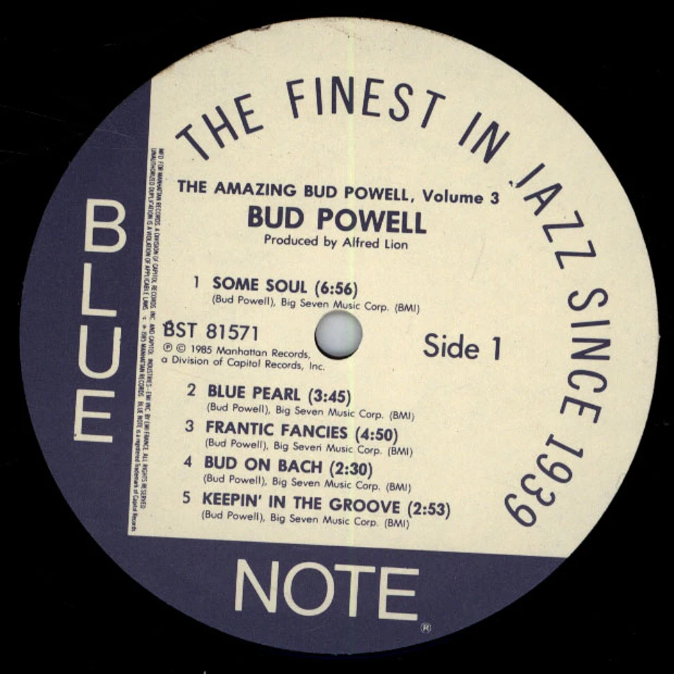 Bud Powell - The Amazing Bud Powell Volume 3