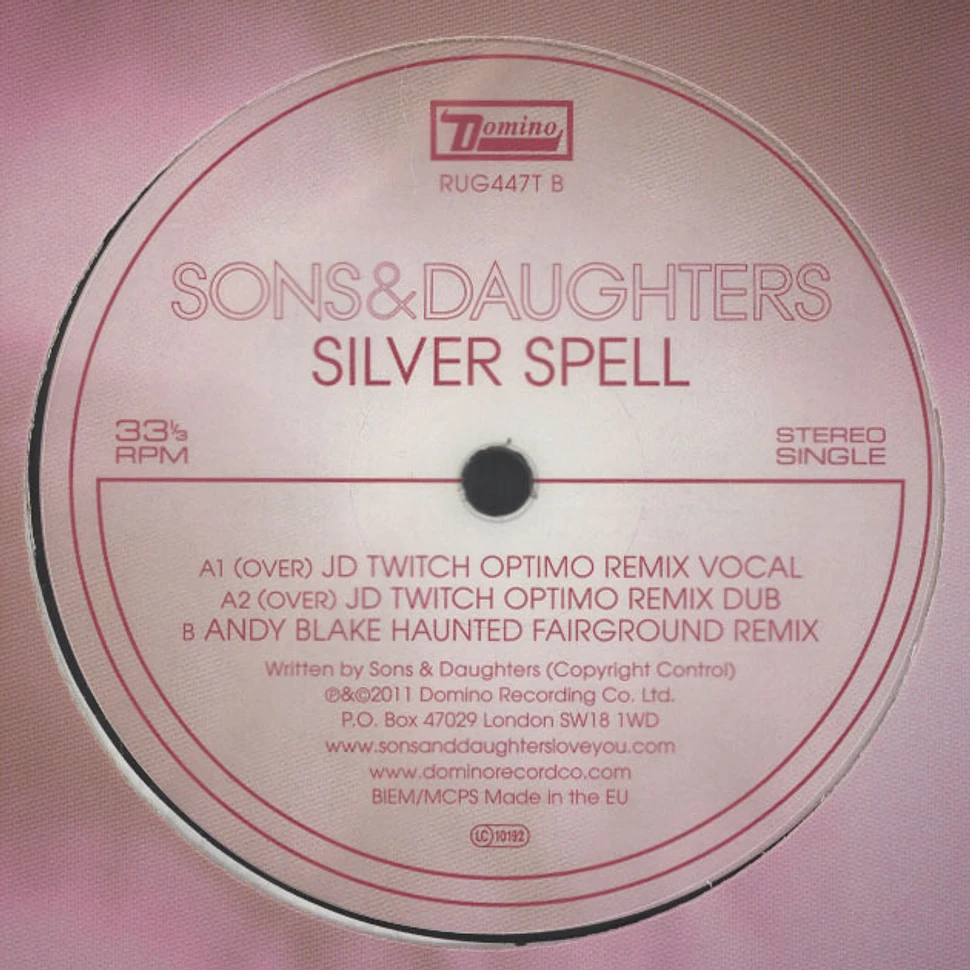 Sons & Daughters - Silver Spell Remixes