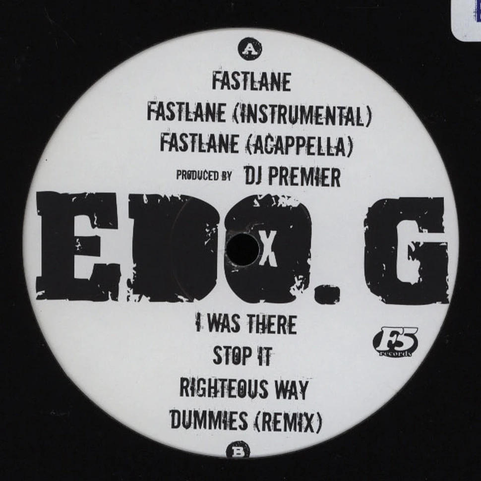 Edo. G - Fastlane EP