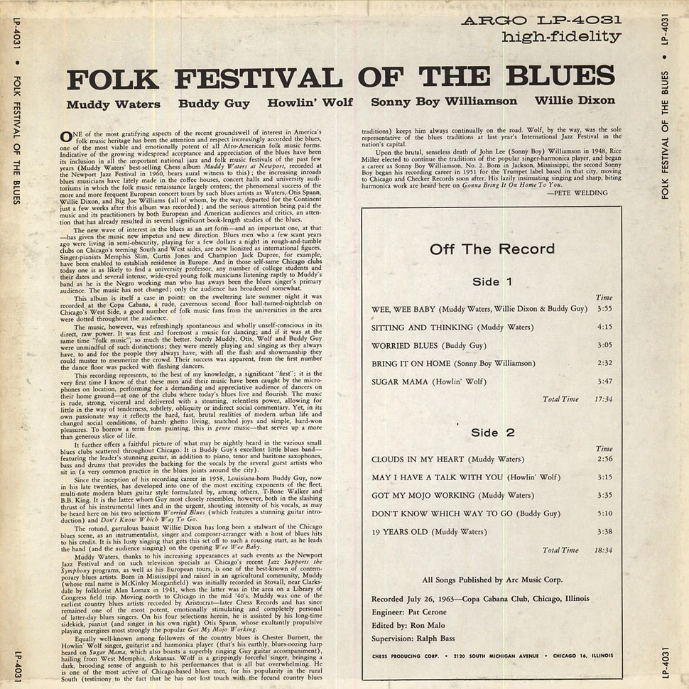 V.A. - Folk Festival Of The Blues