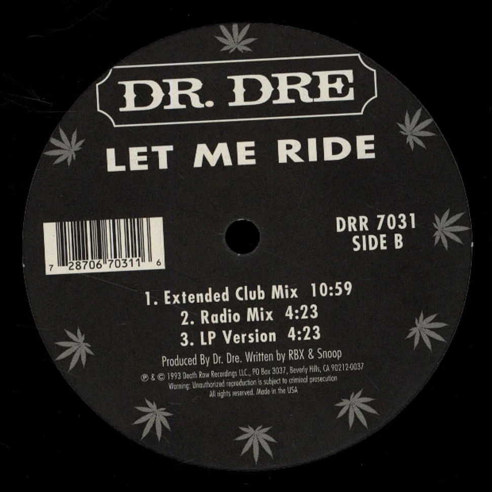 Dr. Dre - Let Me Ride EP