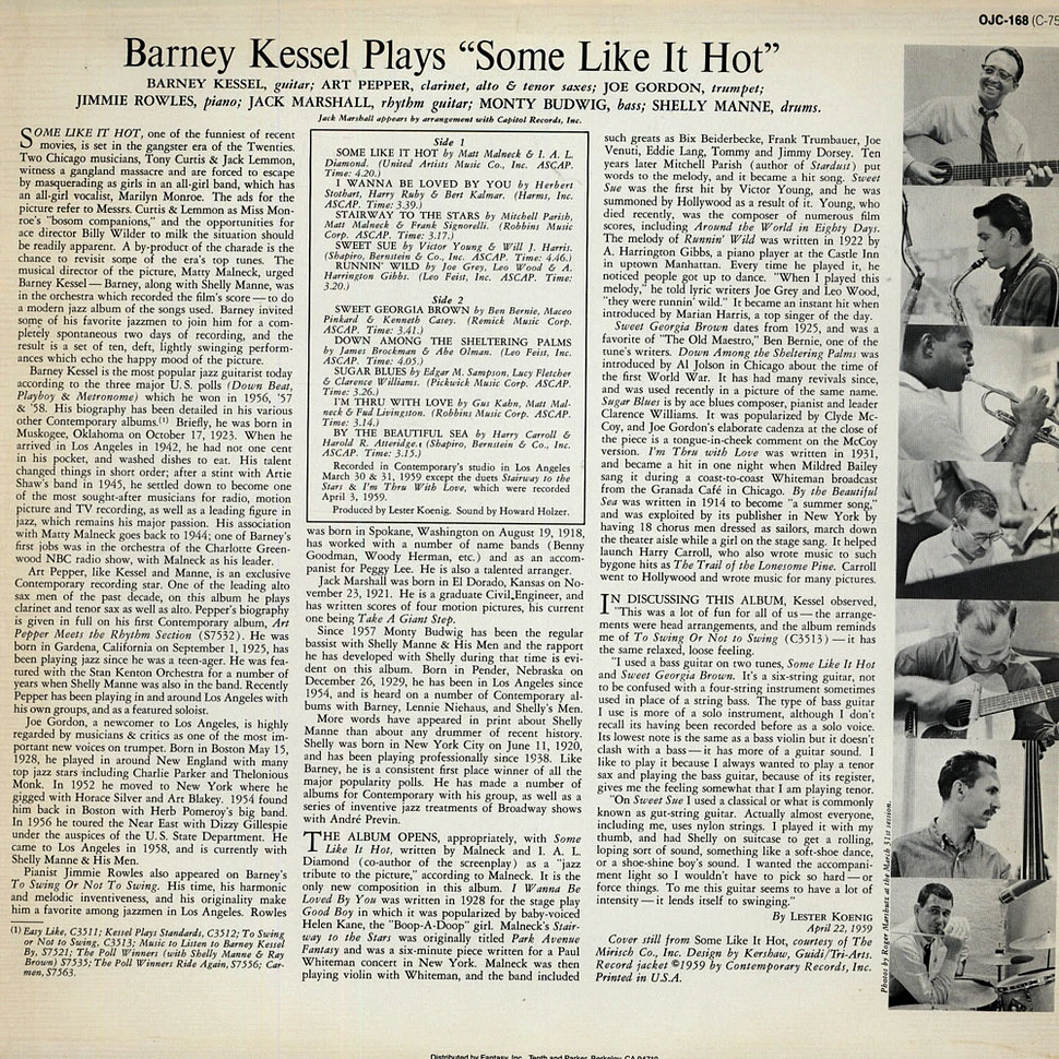 Barney Kessel - Some Like It Hot