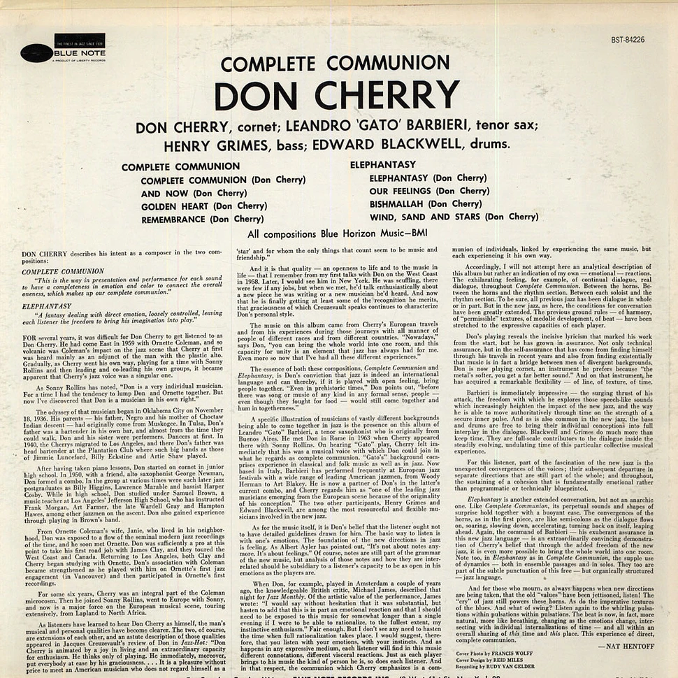 Don Cherry - Complete Communion