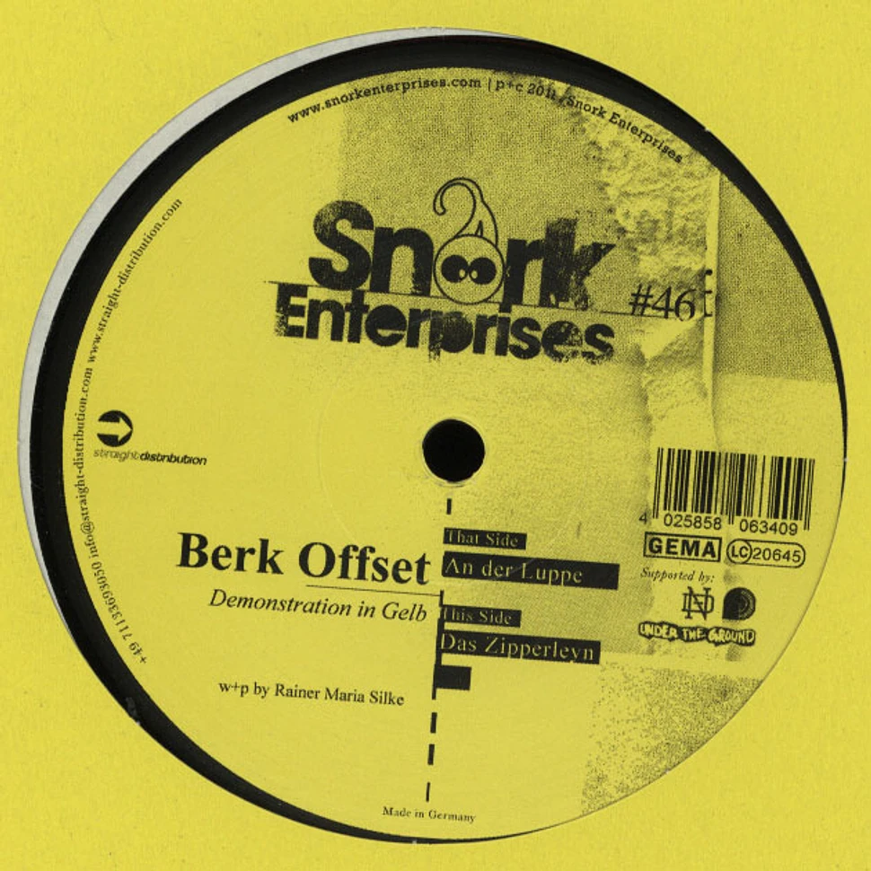 Berk Offset - Demonstration In Gelb