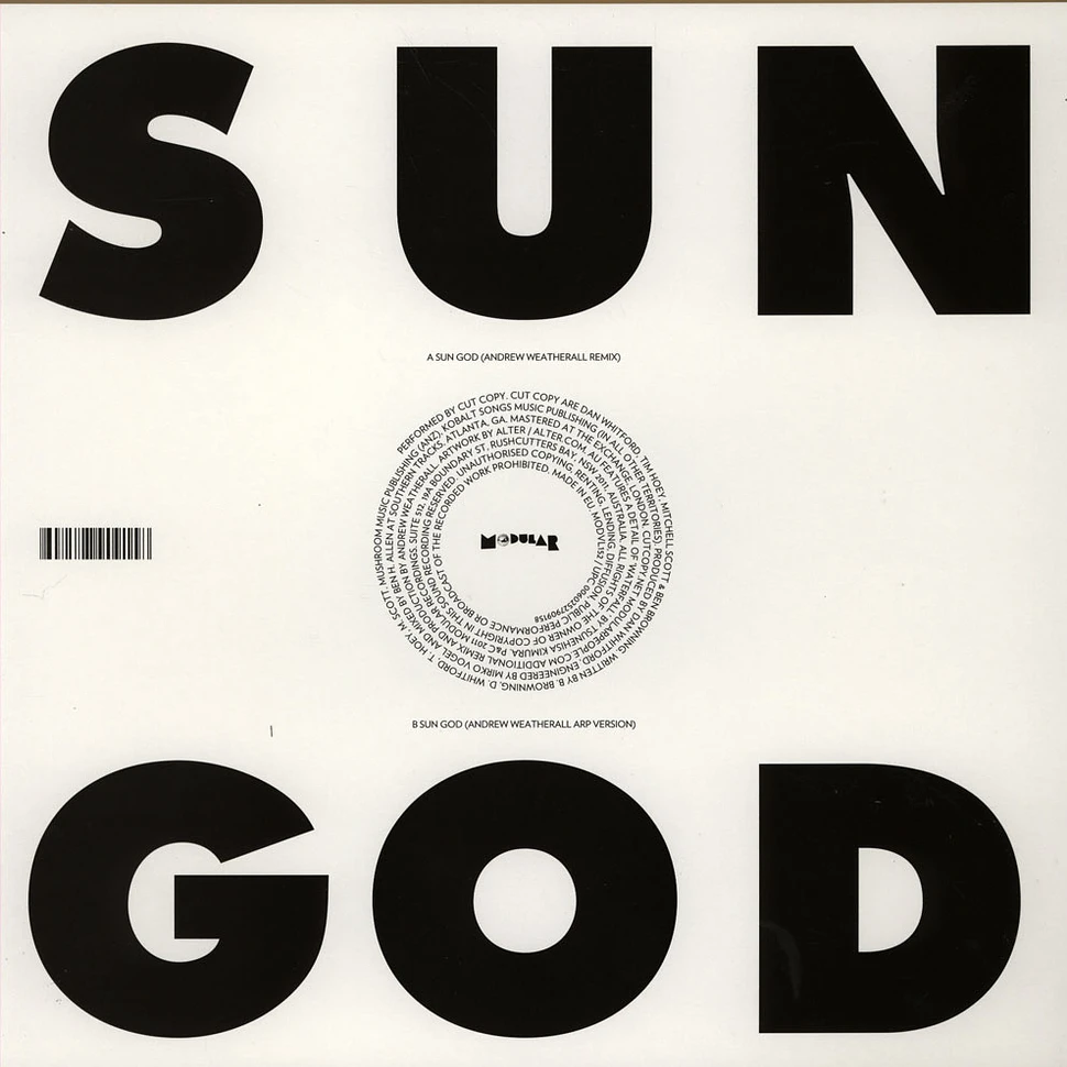 Cut Copy - Sun God