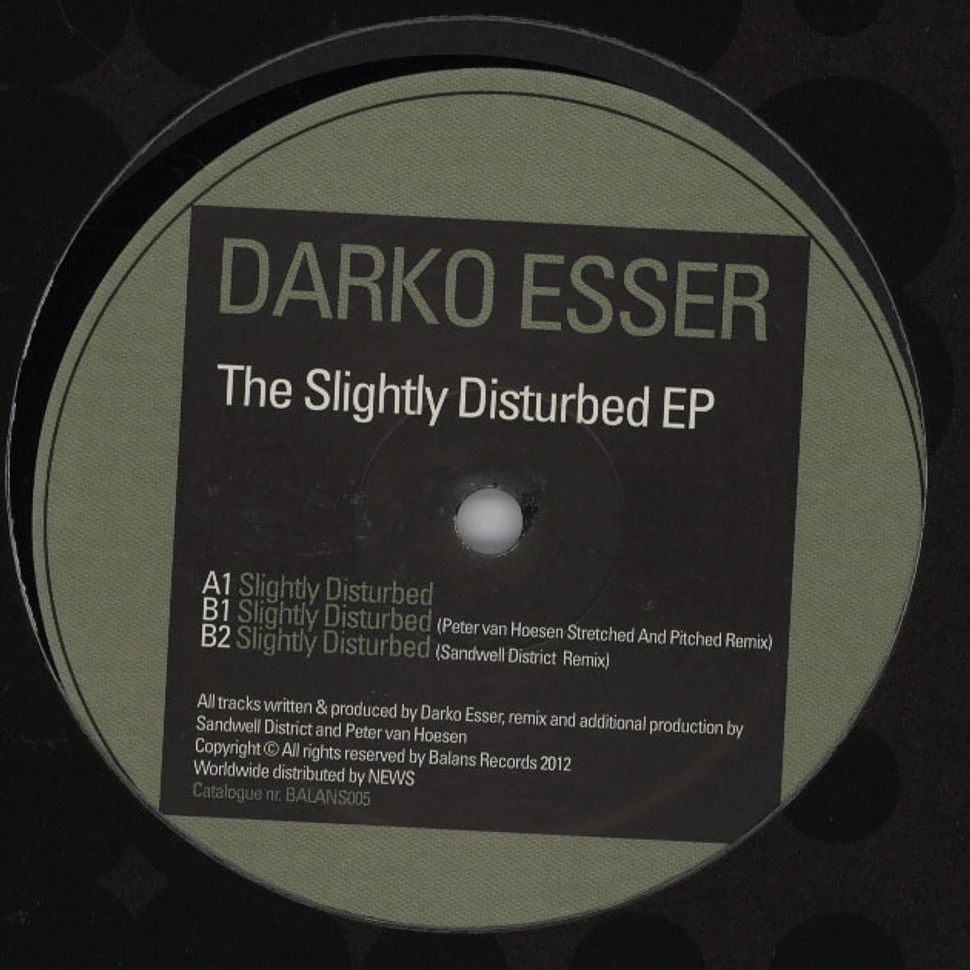 Darko Esser - The Slightly Disturbed EP Sandwell District Remix