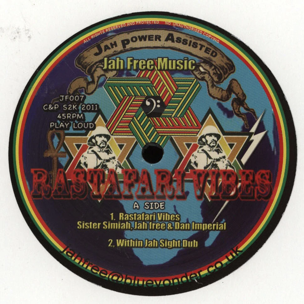 Sister Simiah / Jah Free / Dan Imerial - Rastafari Vibes / Within Jah Sight Dub / King Size Deep Into Dub